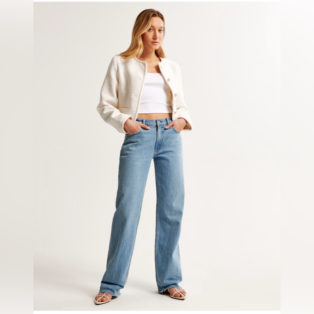 Abercrombie Low Rise Baggy Jean